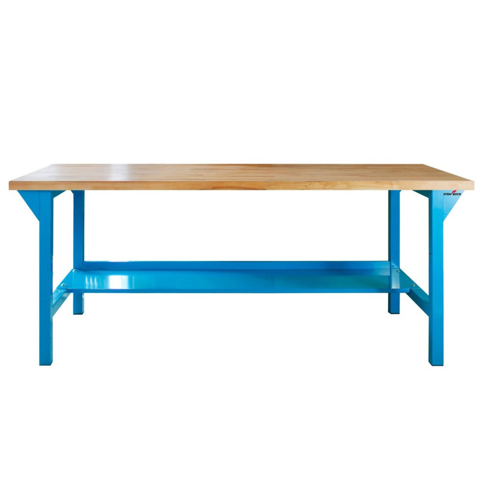 Produktabbildung Nr. 2: Steinbock® Werkbank Original, 1 Ablage, TK 500 kg, HxBxT 850 x 2.000 x 750 mm, RAL 5012