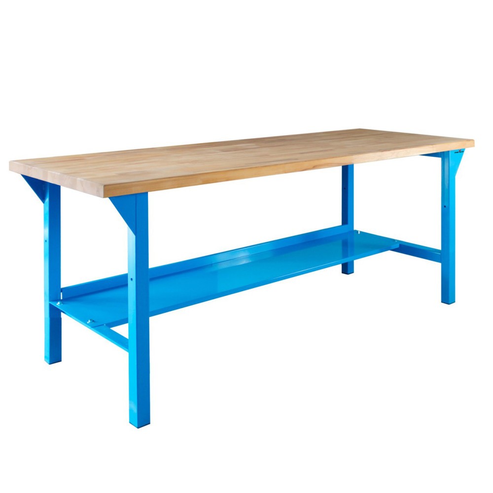 Produktabbildung: Steinbock® Werkbank Original, 1 Ablage, TK 500 kg, HxBxT 850 x 2.000 x 750 mm, RAL 5012