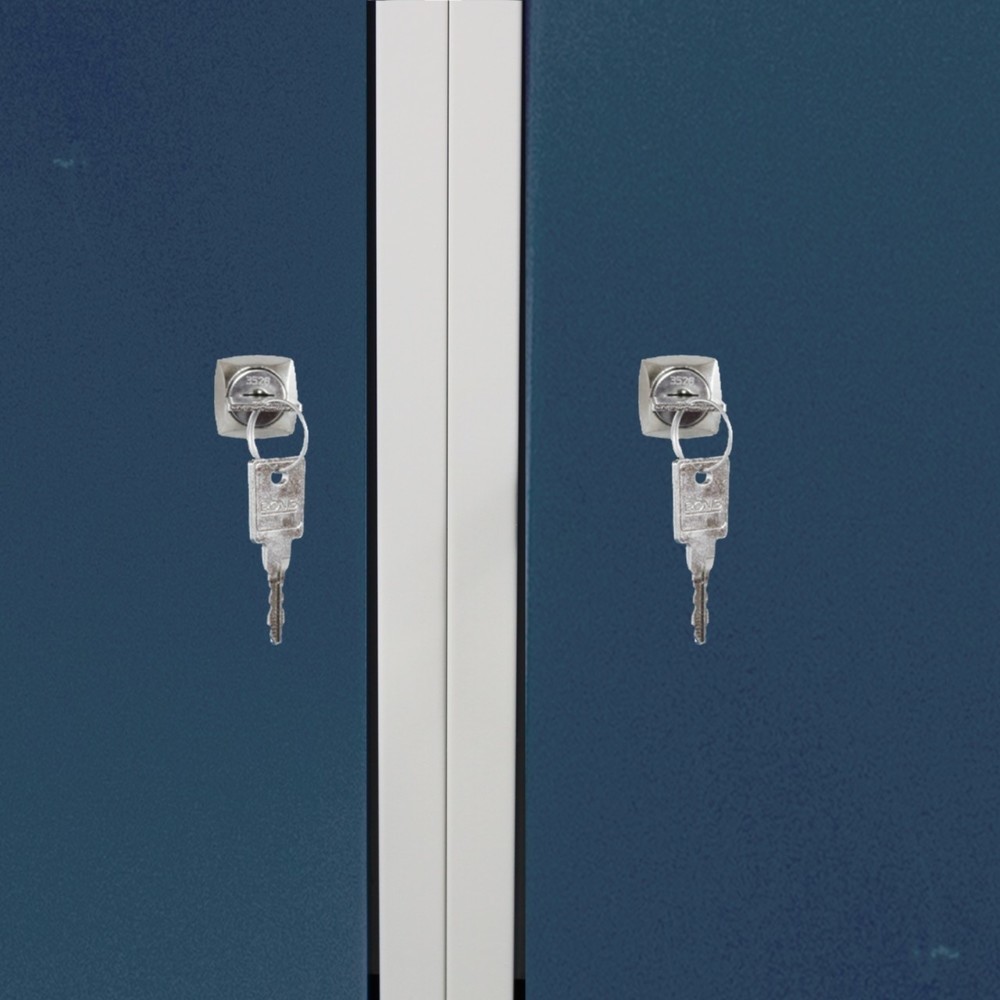 Produktabbildung Nr. 4: Steinbock® Werkbank Premium, 1 Ablage, 2 Türen, TK 300 kg, HxBxT 840 x 1.200 x 600 mm, RAL 7035/7016