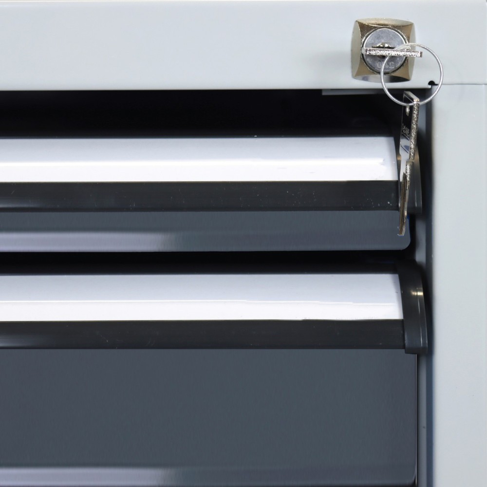 Produktabbildung Nr. 4: Steinbock® Werkbank Pro, 6 Schubladen, TK 500 kg, HxBxT 850 x 2.000 x 750 mm, RAL 7016