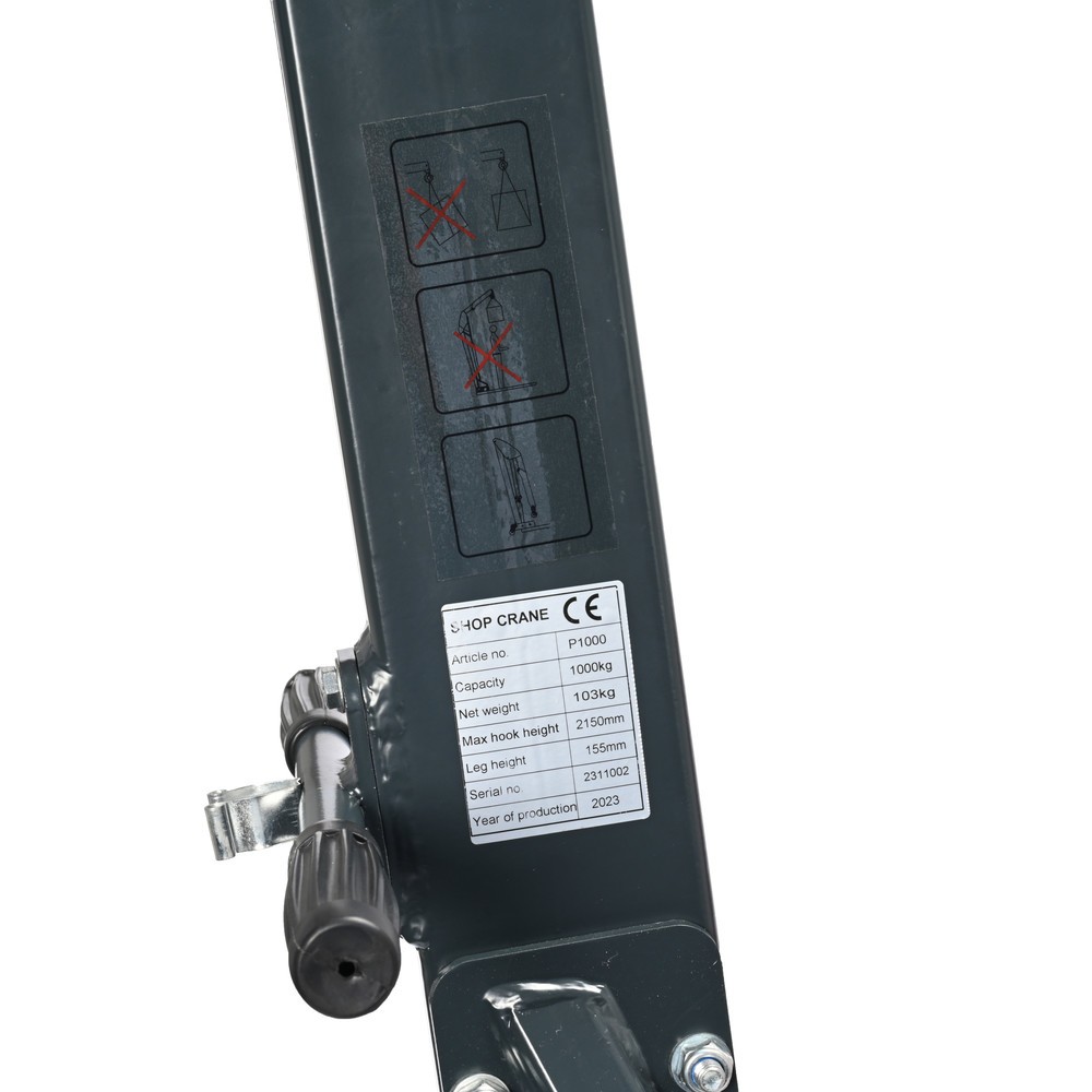 Produktabbildung Nr. 14: Steinbock® Werkstattkran, Zwei-Wege-Pumpe, TK 1.000 kg