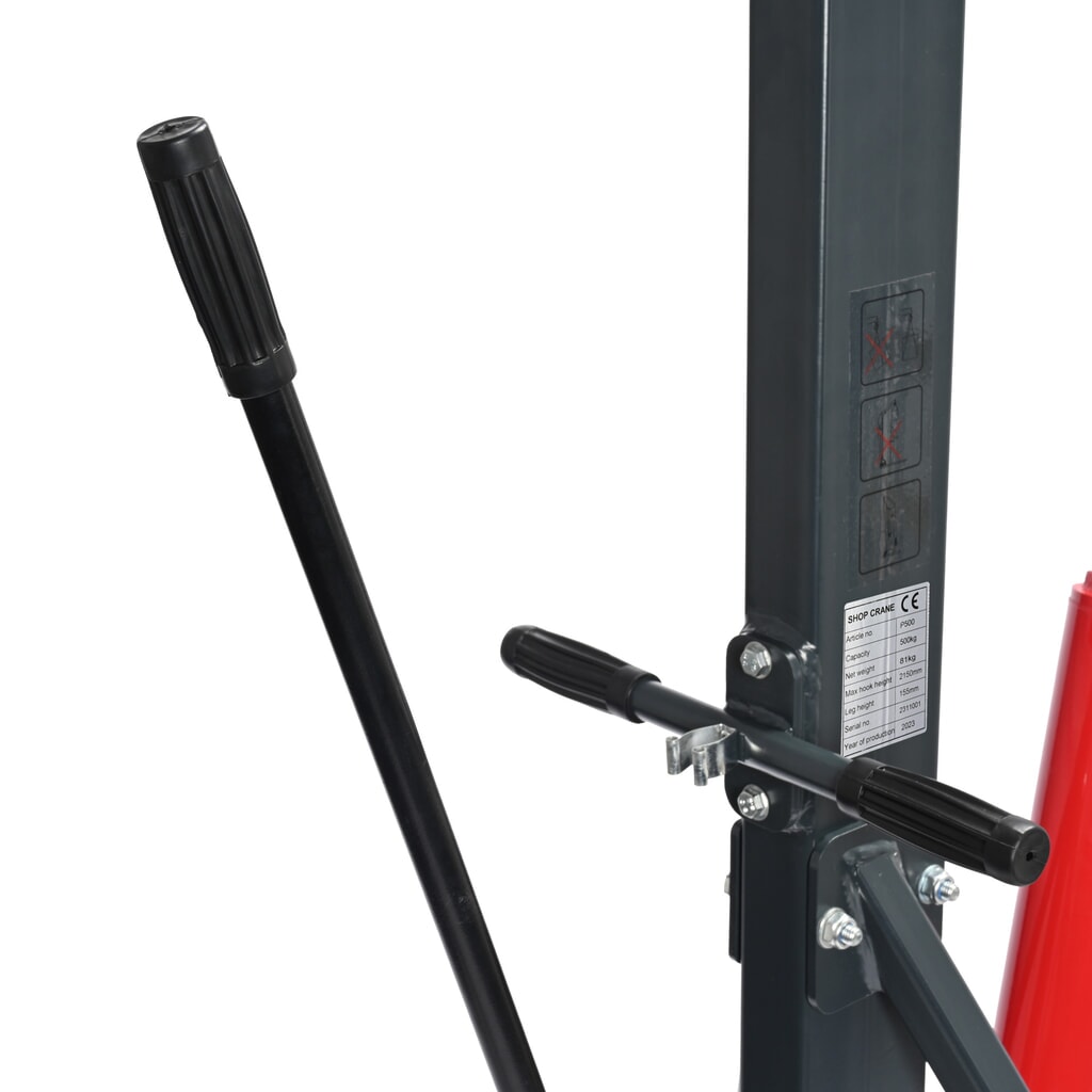 Steinbock® Werkstattkran, Zwei-Wege-Pumpe, TK 500 kg Produktabbildung Nr. 16: Steinbock® Werkstattkran, Zwei-Wege-Pumpe, TK 500 kg