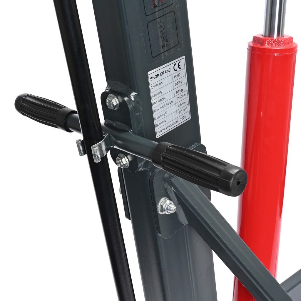 Steinbock® Werkstattkran, Zwei-Wege-Pumpe, TK 500 kg Produktabbildung Nr. 15: Steinbock® Werkstattkran, Zwei-Wege-Pumpe, TK 500 kg