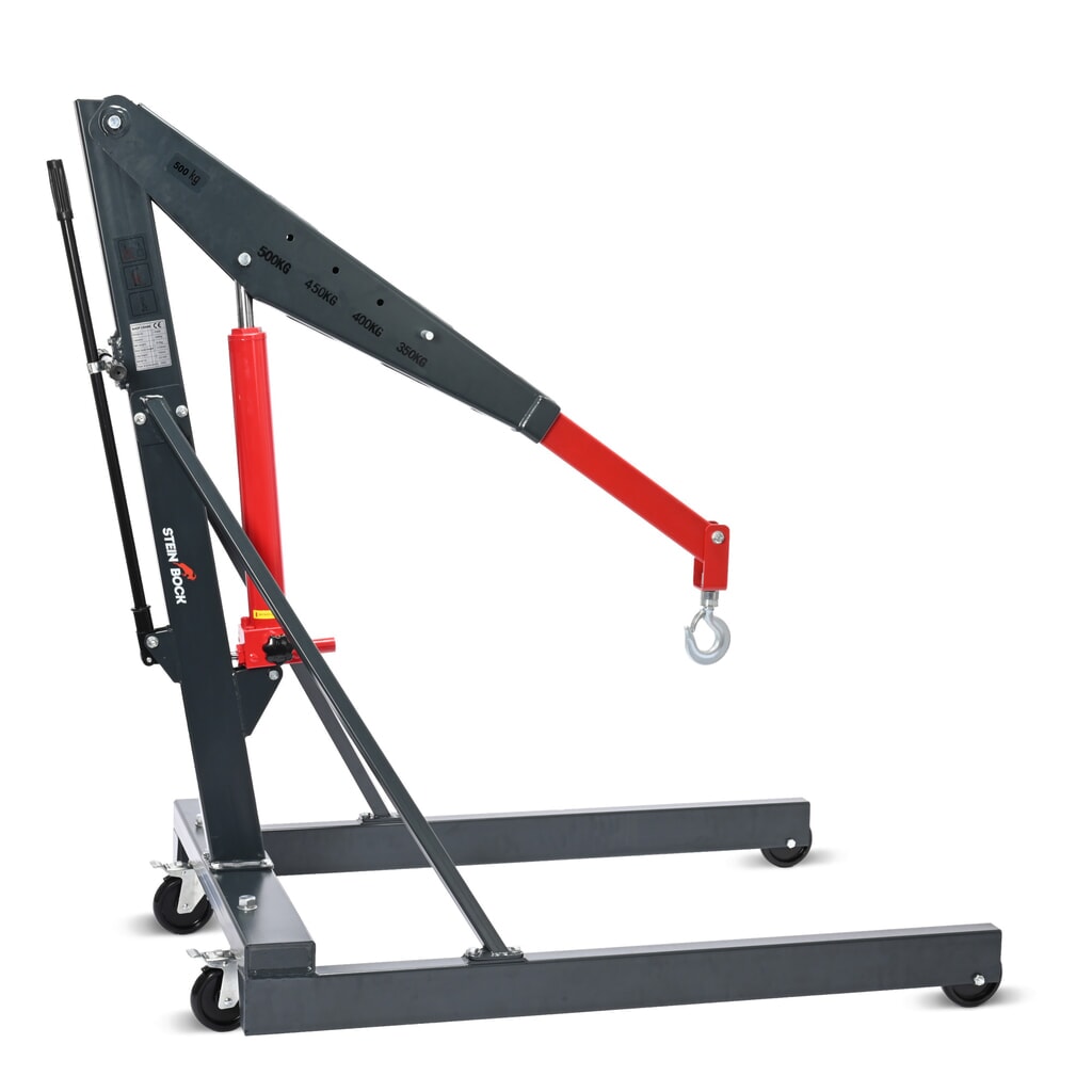 Steinbock® Werkstattkran, Zwei-Wege-Pumpe, TK 500 kg Produktabbildung Nr. 10: Steinbock® Werkstattkran, Zwei-Wege-Pumpe, TK 500 kg