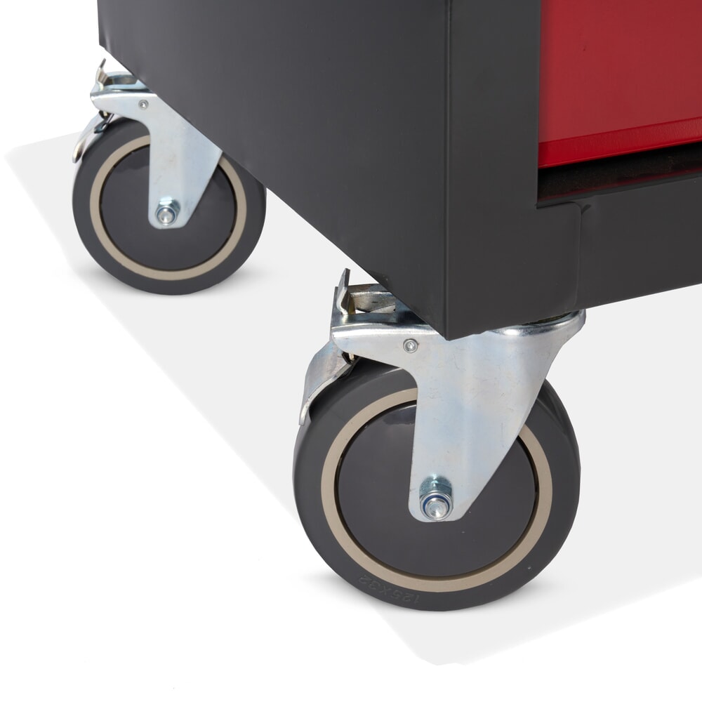 Produktabbildung Nr. 10: Steinbock® Werkstattwagen S, 5 Schubladen, abschließbar, inkl. 92-teiligem Werkzeugsortiment