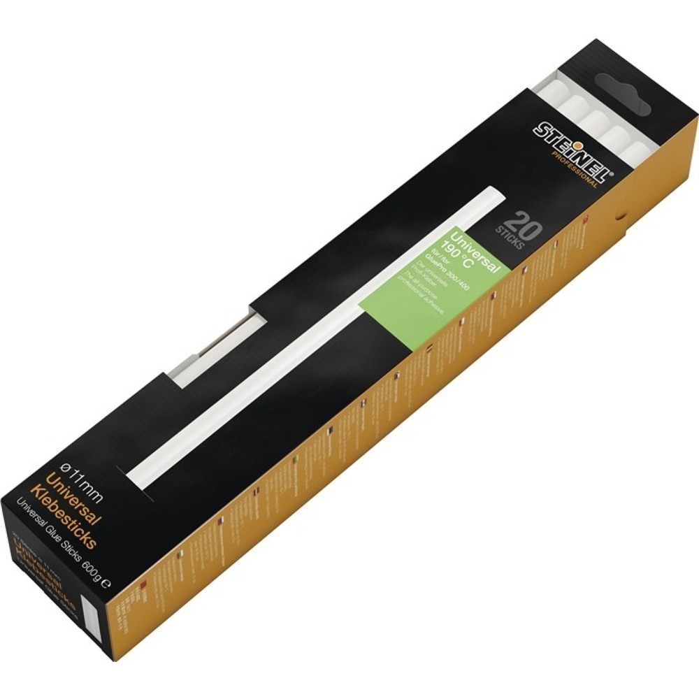Produktabbildung: STEINEL Klebesticks UNIVERSAL L.300mm Klebepatronen-D.11mm 600 g/20 St
