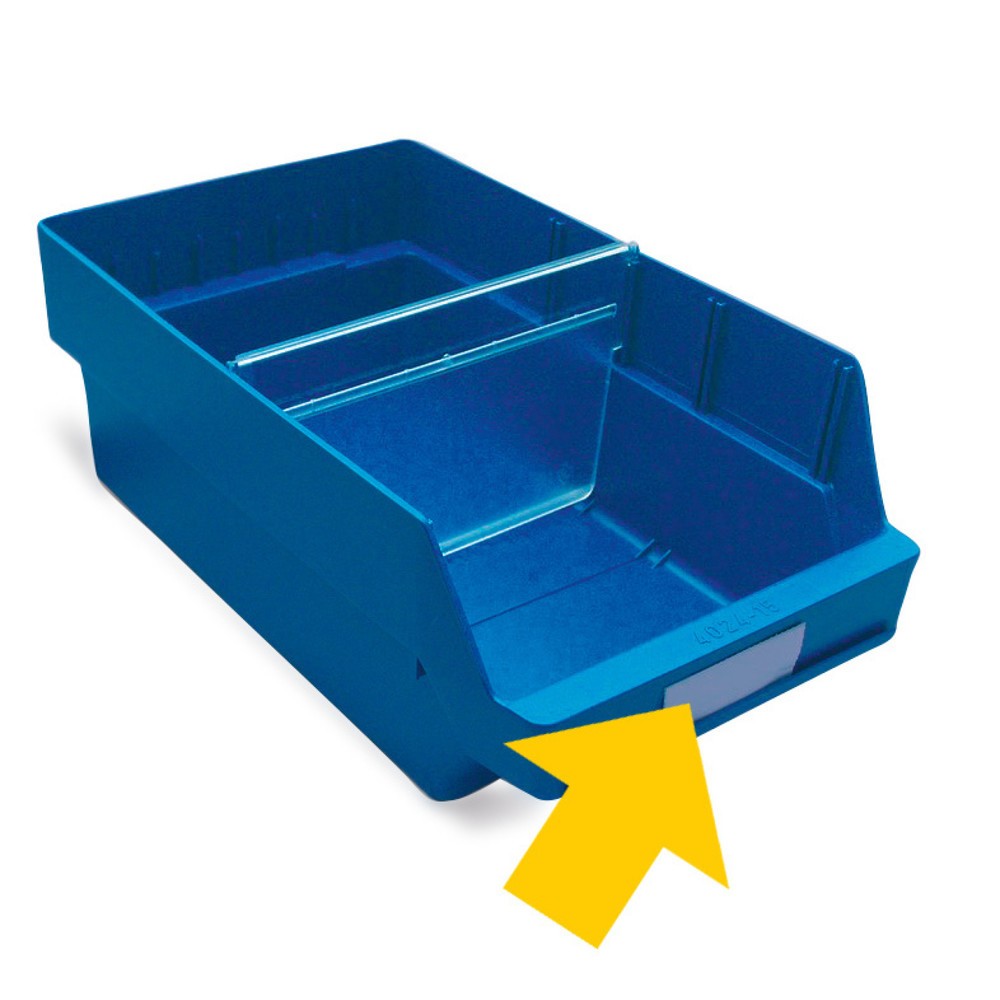 Produktabbildung: STEMO Etiketten für Sichtlagerkästen, BxH 75 x 30 mm