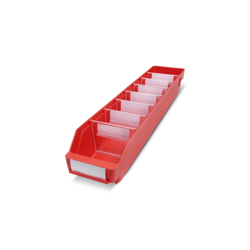 Produktabbildung Nr. 1: STEMO Regalkästen mit Sichtöffnung, BxT 120 x 600 mm, rot