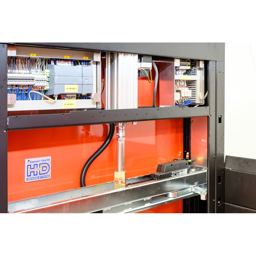Produktabbildung: Steuerungserweiterung MiR AMR für Hagenauer+Denk Palettenmagazine zur Einbindung in FTS/AGV-Betrieb