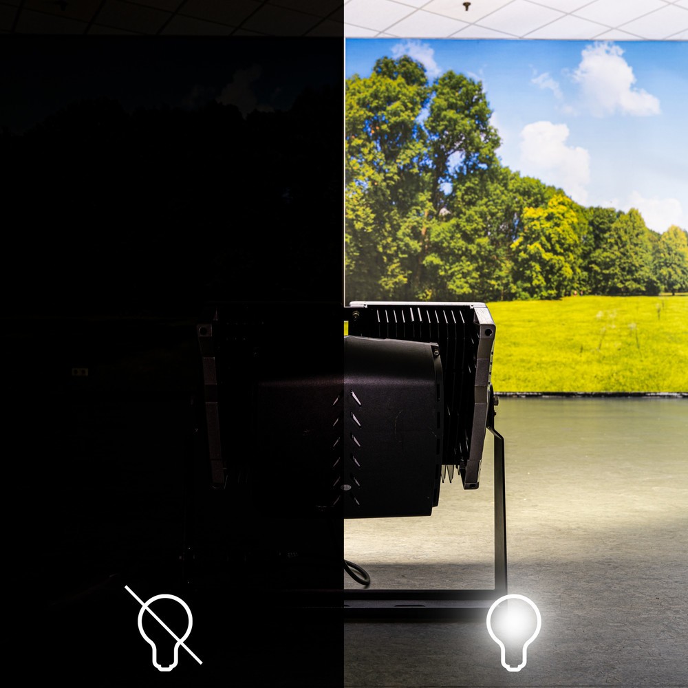 Produktabbildung Nr. 8: Strahler - 1000W 155000lm 6000K IP66 - LumiLEDs (Philips) LED - Inventronik Netzteil - schwarz