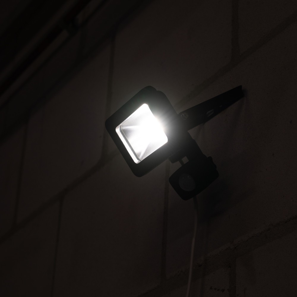 Produktabbildung Nr. 4: Strahler - 10W 1100lm 4000K IP44 Sensor - Sanan LED - schwarz