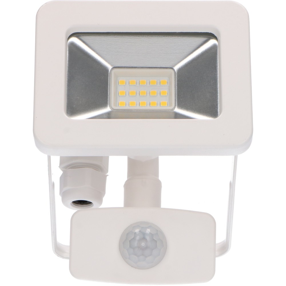 Produktabbildung Nr. 2: Strahler - 10W 1100lm 4000K IP44 Sensor - Sanan LED - weiß