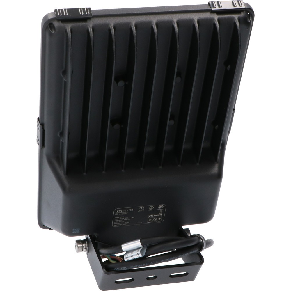 Produktabbildung Nr. 3: Strahler - 50W 7750lm 4000K IP66 - CREE LED - Sosen Netzteil - schwarz