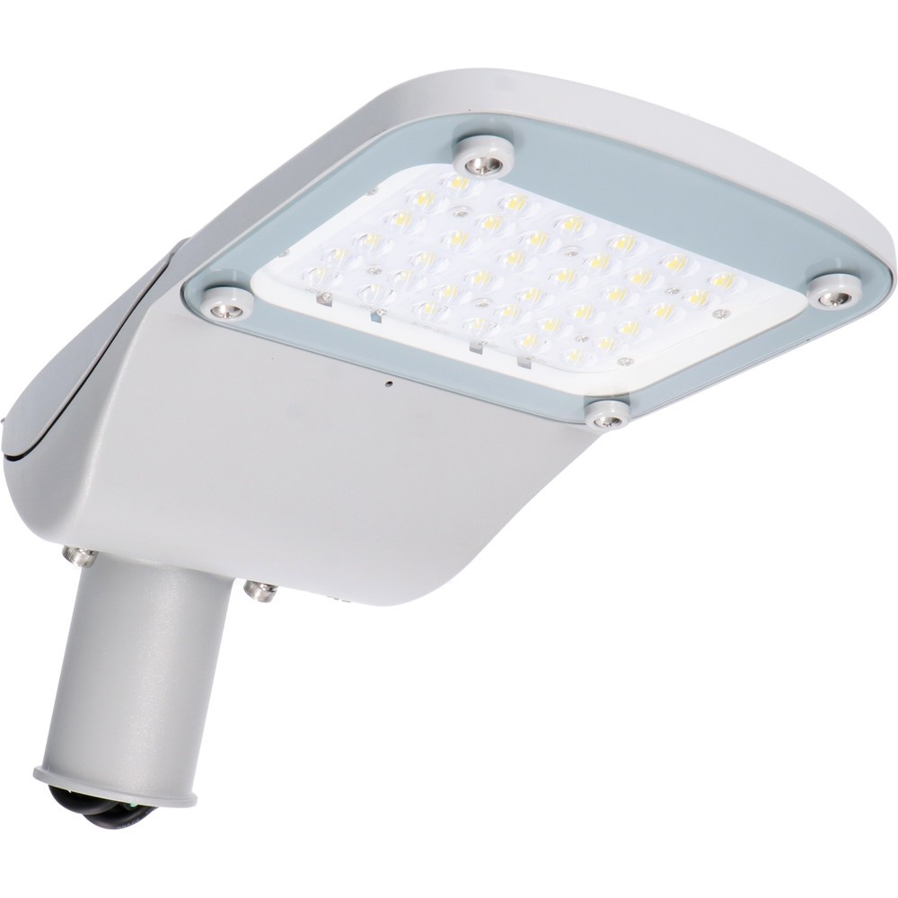 Produktabbildung Nr. 1: Straßenlaterne - 60W 7800lm 4000K IP66 - LumiLEDs (Philips) LED - Sosen Netzteil - grau