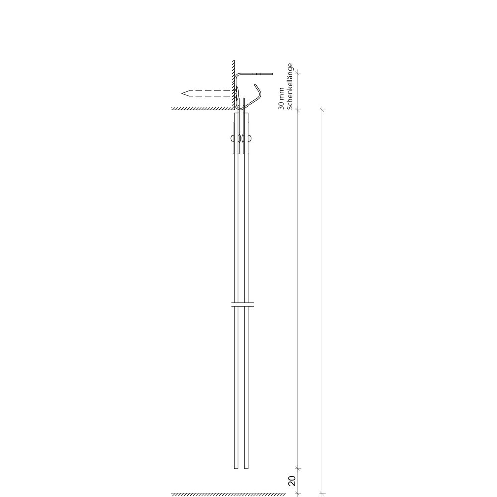 Produktabbildung Nr. 7: Streifenvorhang für den Innenbereich, Streifen Länge 2.800 mm, Überlappung 77 mm