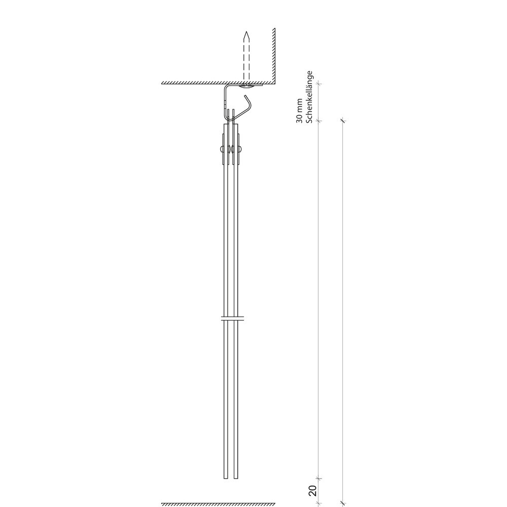 Produktabbildung Nr. 8: Streifenvorhang für den Innenbereich, Streifen Länge 2.800 mm, Überlappung 77 mm