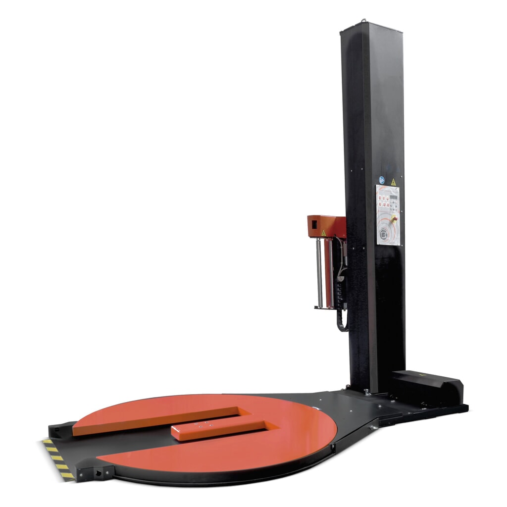 Produktabbildung: Palettenwickler HSD VOLTA-T "FM", offener Drehteller Ø 1.650, Wickelhöhe 2.500 mm, Beschickungswinkel 90°