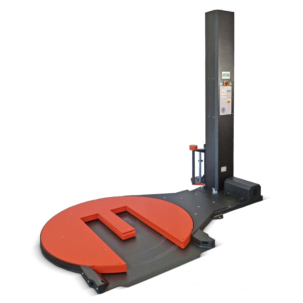 Produktabbildung: Palettenwickler HSD VOLTA-T+ mit integrierter Waage "PW", mit fixer Vordehnung bis zu 300 %, Wickelhöhe 3.000 mm