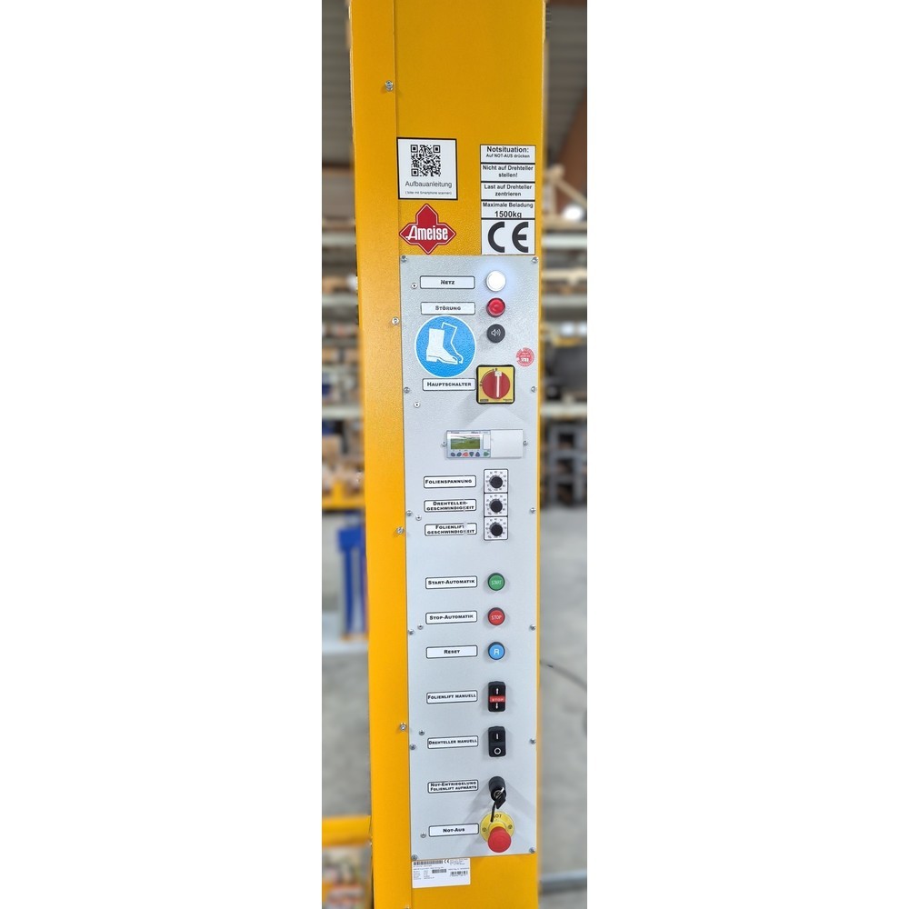 Produktabbildung Nr. 6: Stretchmaschine Premium, Drehtellerantrieb stufenlos regelbar