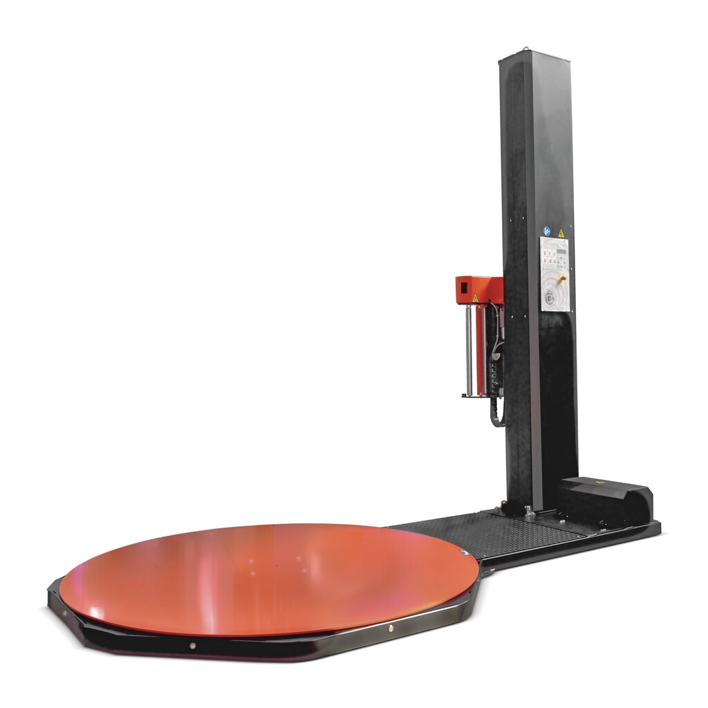 Produktabbildung: Palettenwickler PS VOLTA ''PW'', geschlossener Drehteller Ø 1.800 mm, Wickelhöhe 3.000 mm