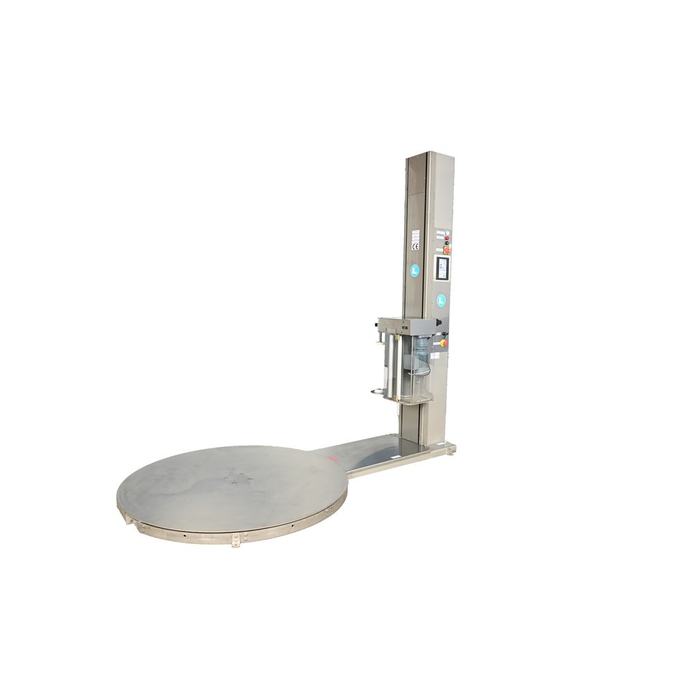 Produktabbildung: Stretchmaschine Superstretch ECO Edelstahl, geschlossener Drehteller, Ø 1.500 mm