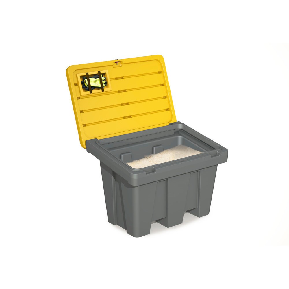 Produktabbildung Nr. 6: Streugutbehälter GB 300, grau/gelb, 300 Liter