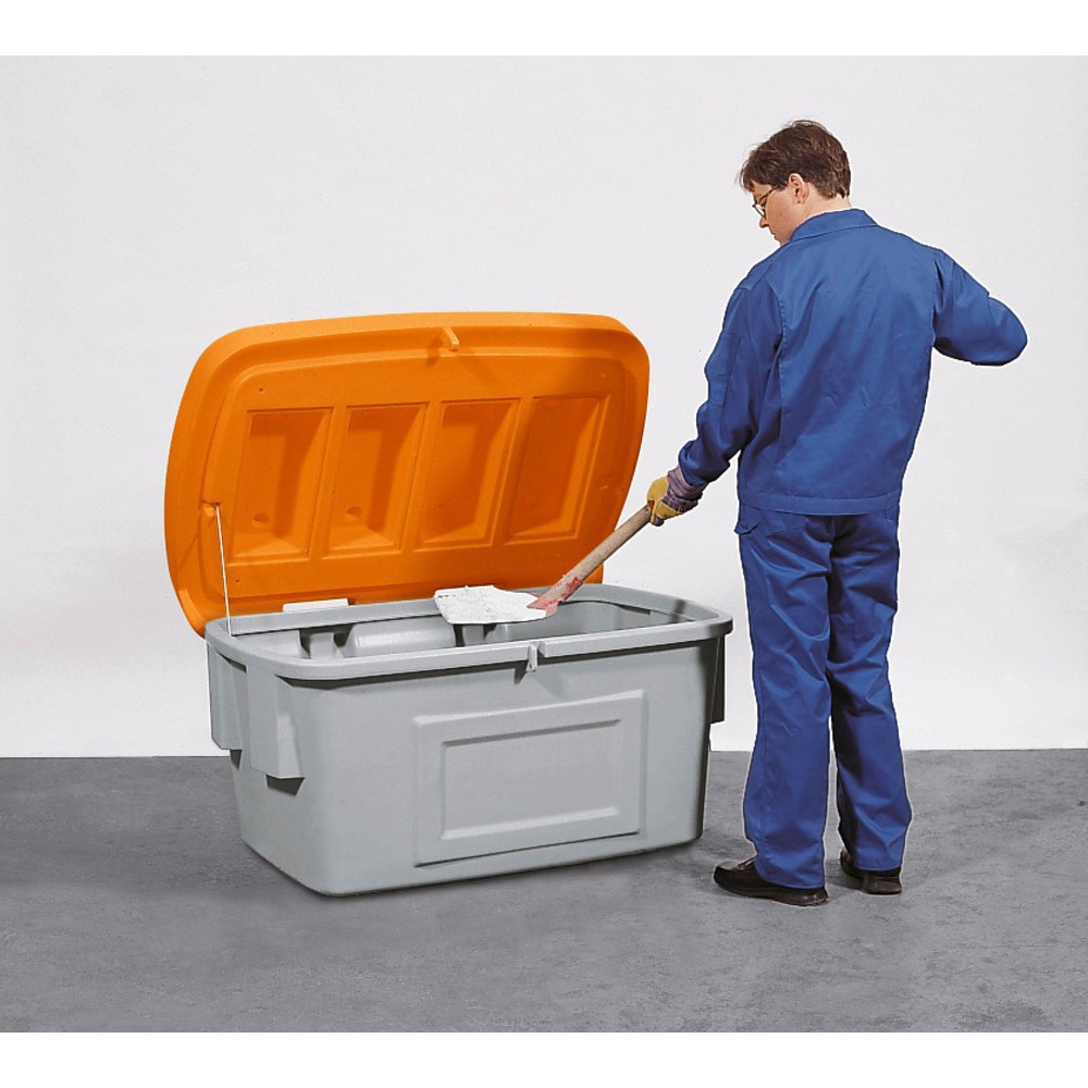 Produktabbildung Nr. 2: Streugutbehälter SB 200, grau/orange, 200 Liter