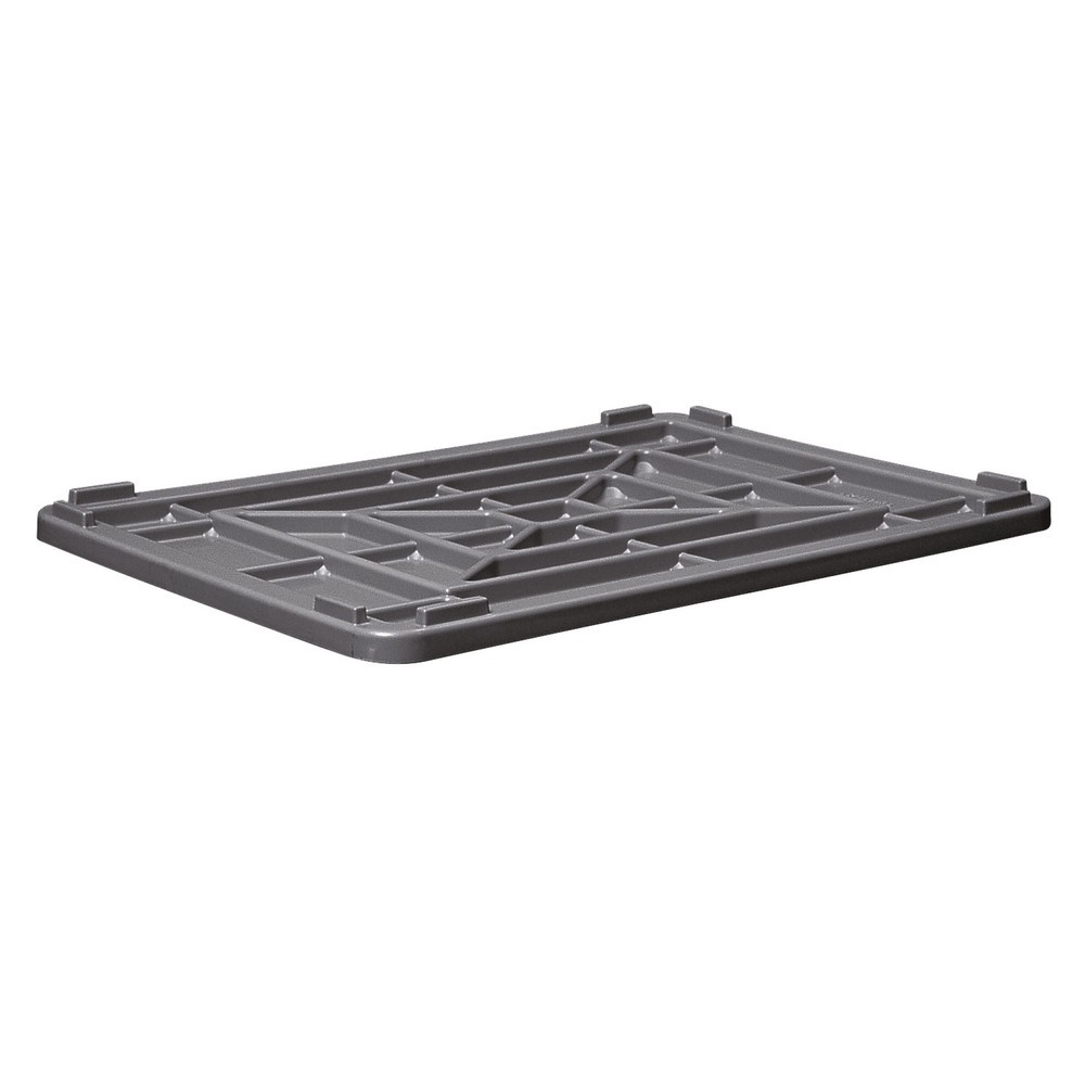 Produktabbildung: Stülpdeckel für Großbehälter aus Polyethylen, BxT 1.030 x 630 mm