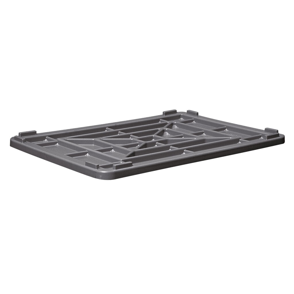 Produktabbildung: Stülpdeckel für Großbehälter aus Polyethylen, BxT 1.030 x 630 mm