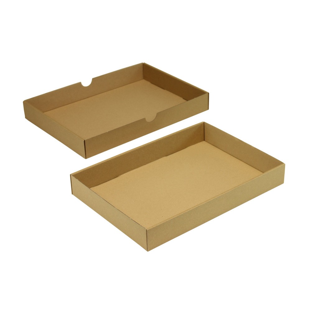 Produktabbildung Nr. 2: Stülpdeckelkarton, 335 x 230 x 45 mm ( L x B x H ), 2-teilig, braun, DIN C6