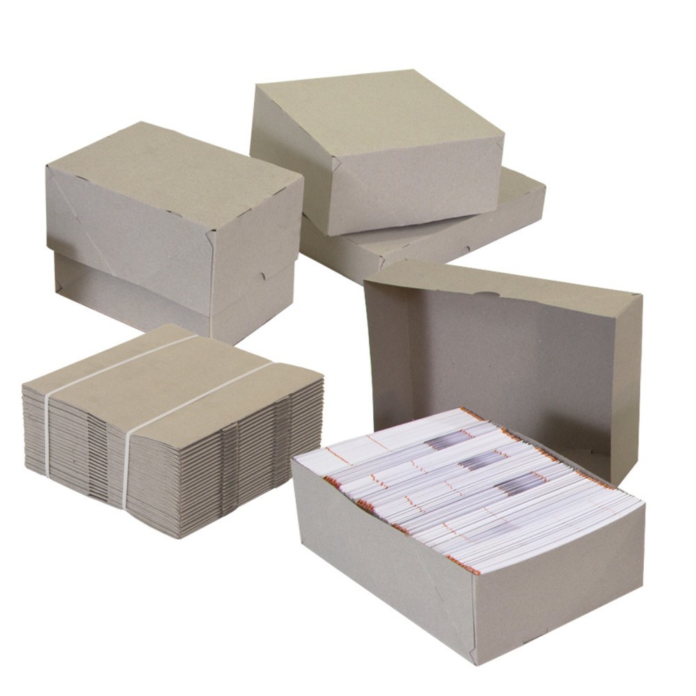 Produktabbildung Nr. 5: Stülpdeckelschachtel, 218 x 215 x 100/100 mm ( L x B x H/Deckelhöhe ), 2-teilig