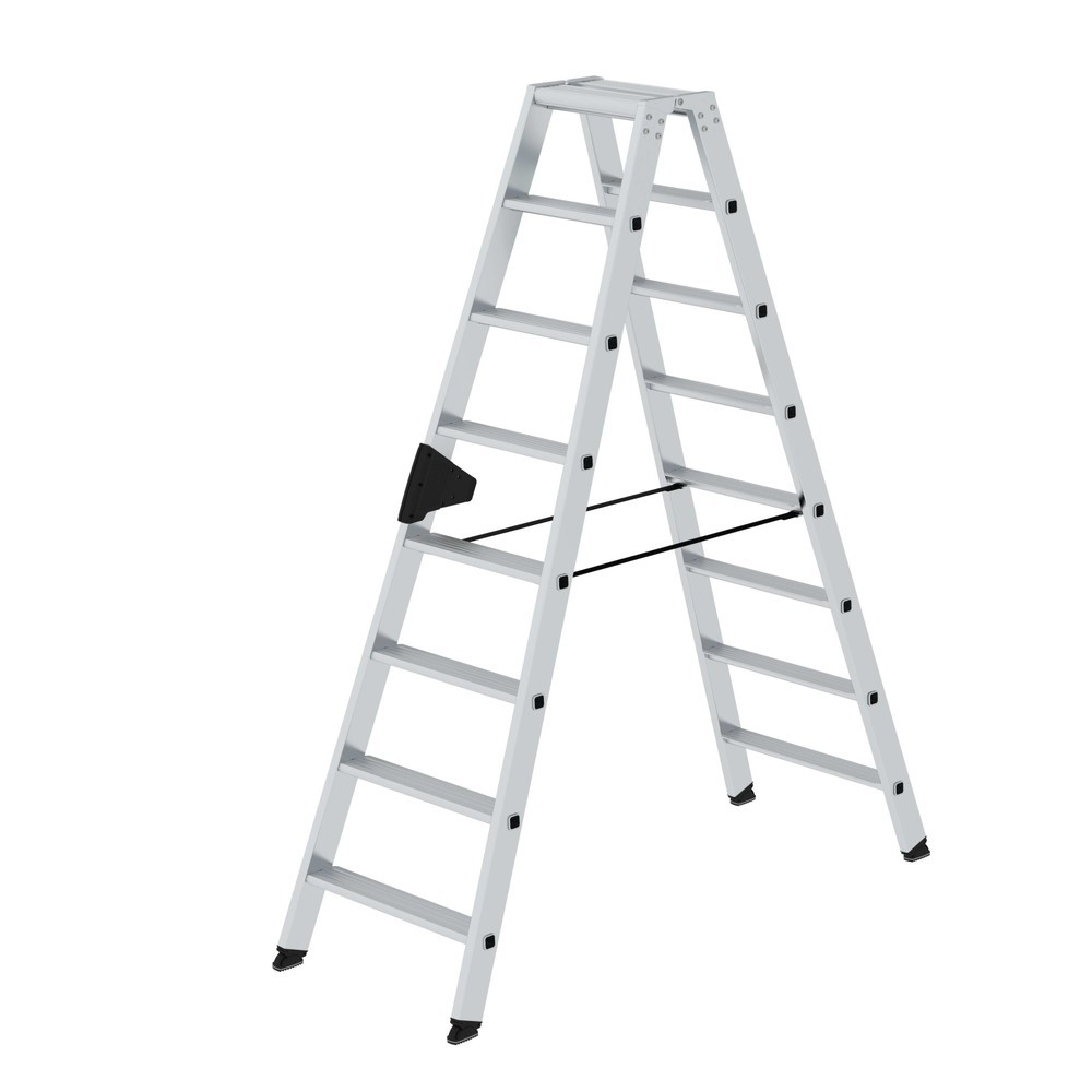 Produktabbildung Nr. 1: Stufen-Stehleiter beidseitig begehbar 2x8 Stufen