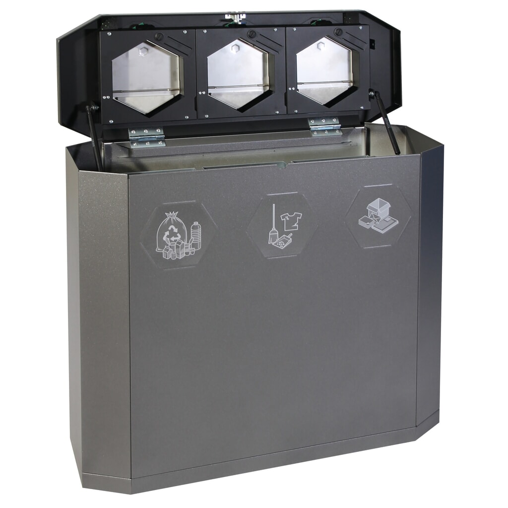 stumpf® Abfallbehälter, Sixco 3 touchless