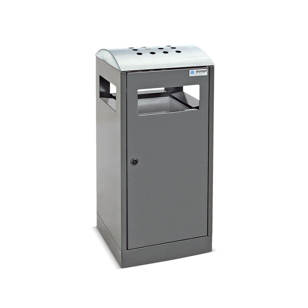 stumpf® Ascher-Abfall-Kombination, 40 Liter Produktabbildung: stumpf® Ascher-Abfall-Kombination, 40 Liter
