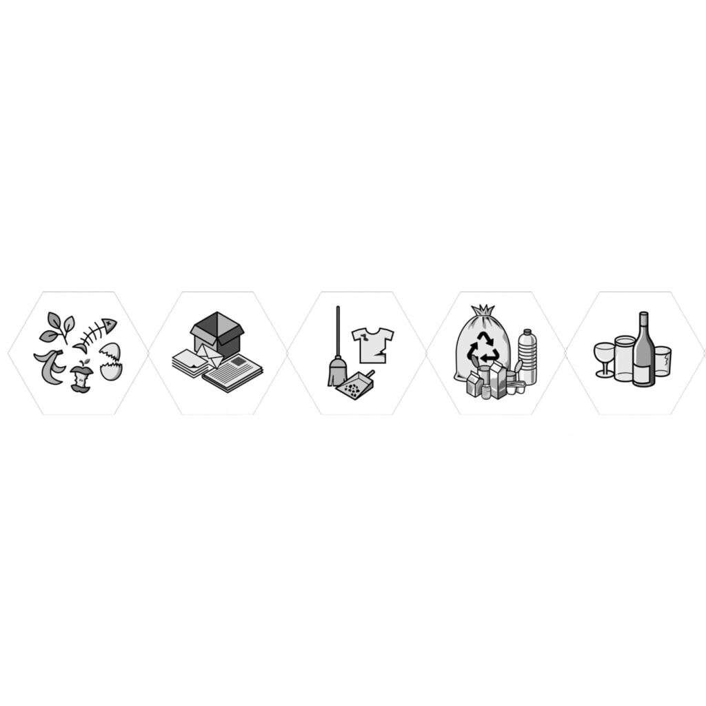stumpf® Sixco Piktrogramme Set = 5 Motive, schwarzer Druck Produktabbildung: stumpf® Sixco Piktrogramme Set = 5 Motive, schwarzer Druck