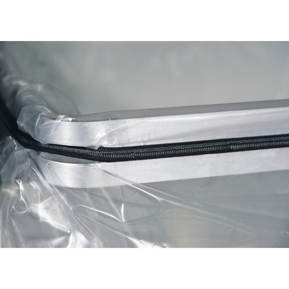 Produktabbildung Nr. 2: stumpf® Wertstoffsammler, lichtgrau, RAL 7035, 70 l H1000xB400xT380mm, verzinkter Einsatz, mit Trethebel
