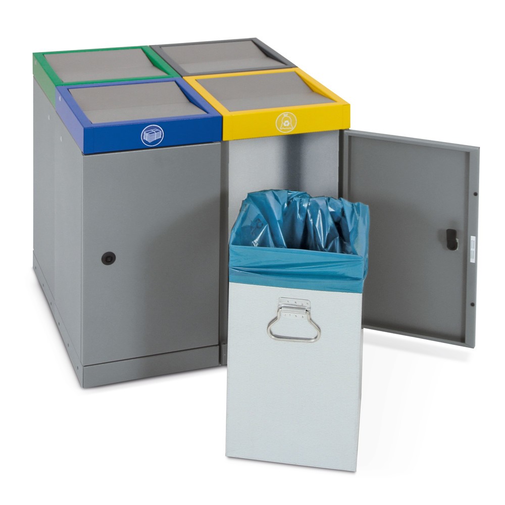 Produktabbildung Nr. 3: stumpf® Wertstoffsammler, 1x 70 Liter, Deckel gelb