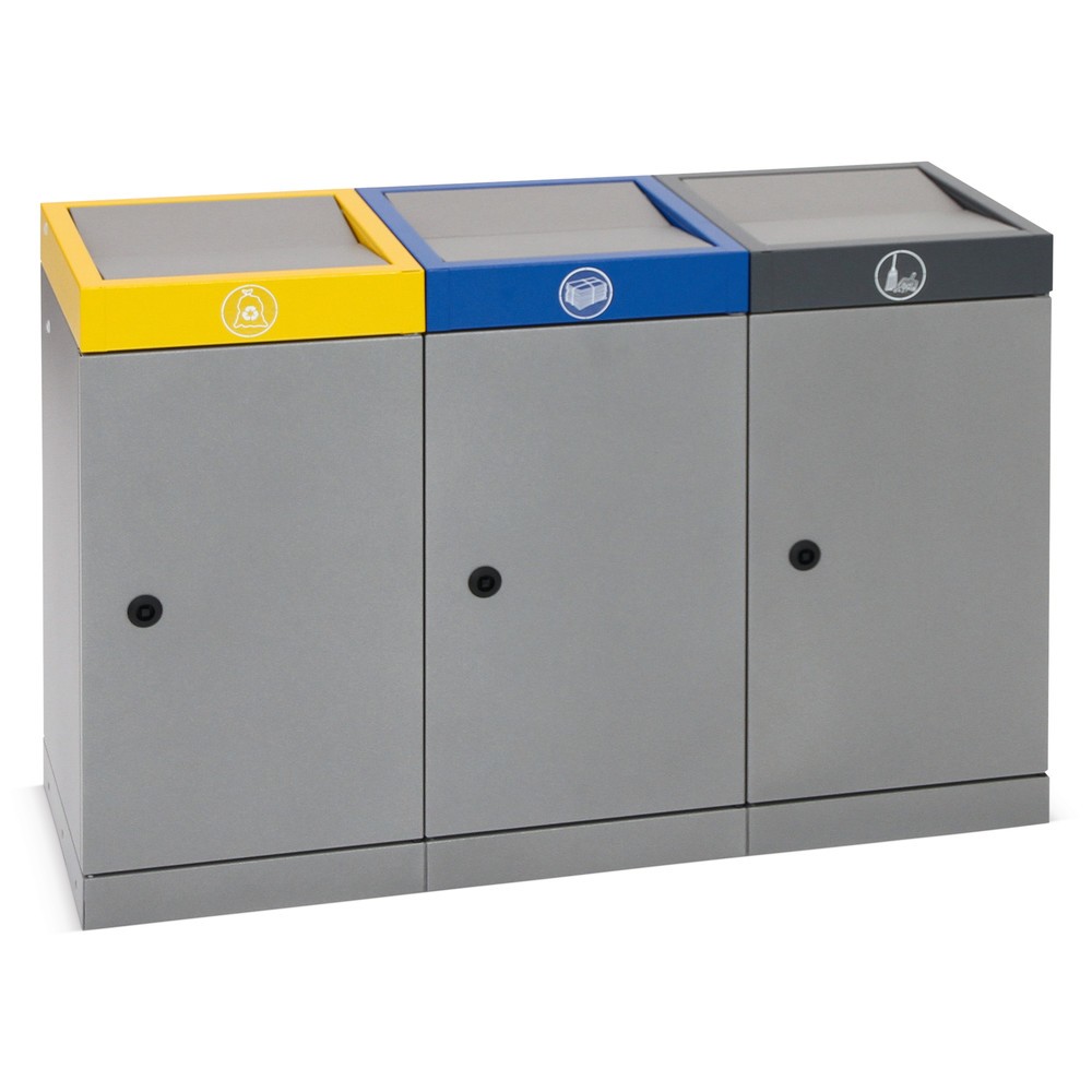 Produktabbildung Nr. 4: stumpf® Wertstoffsammler, 1x 70 Liter, Deckel gelb