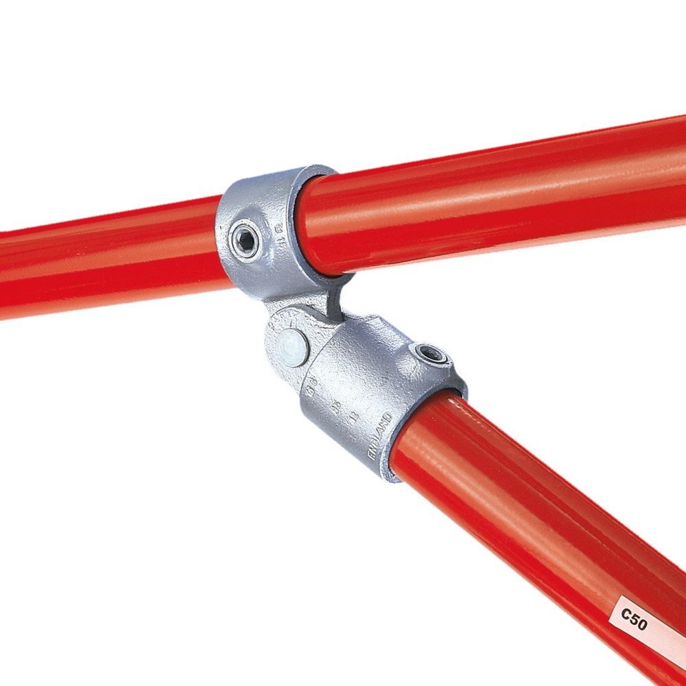 Produktabbildung: T-Gelenk, 1 Durchgang, Außen-Ø Rohr 26,9 mm