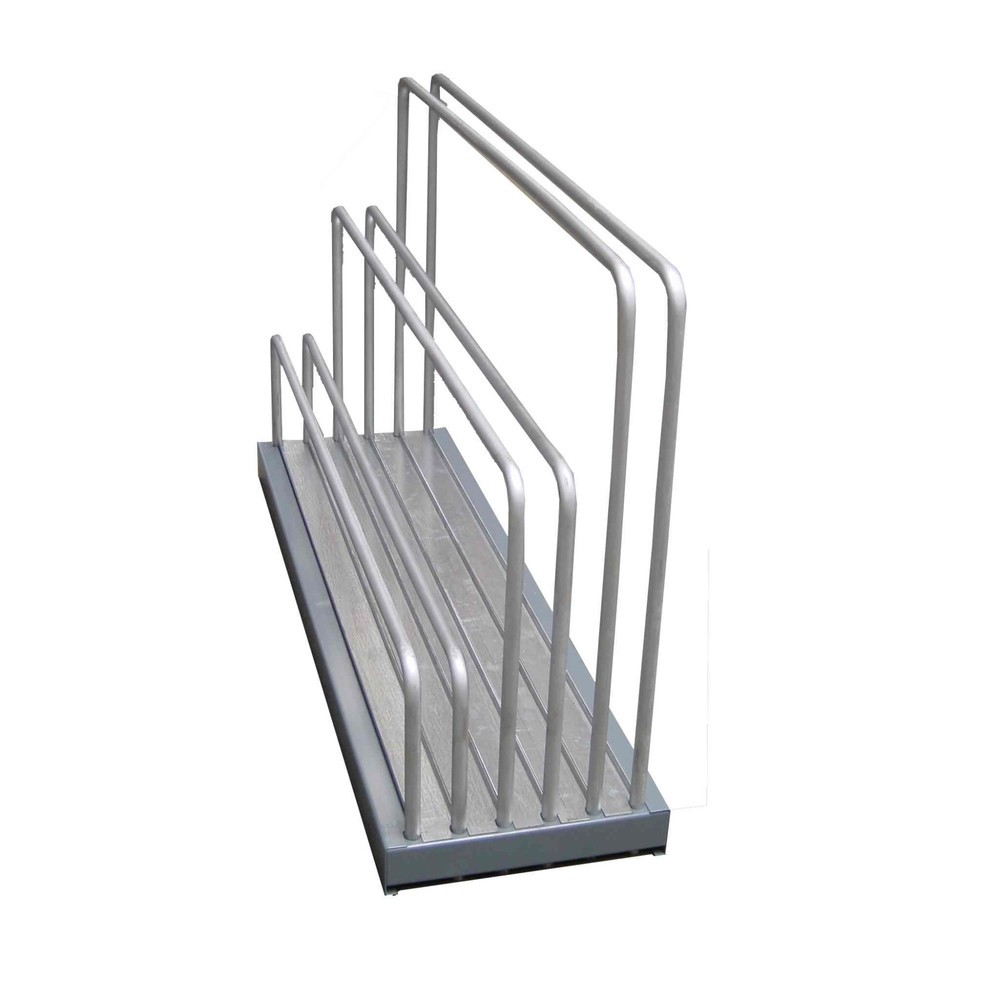 Produktabbildung: Tafelregal VLR, HxBxT 1.000 x 475 x 1.600 mm, Fachbreite 70 mm, 5 Fächer