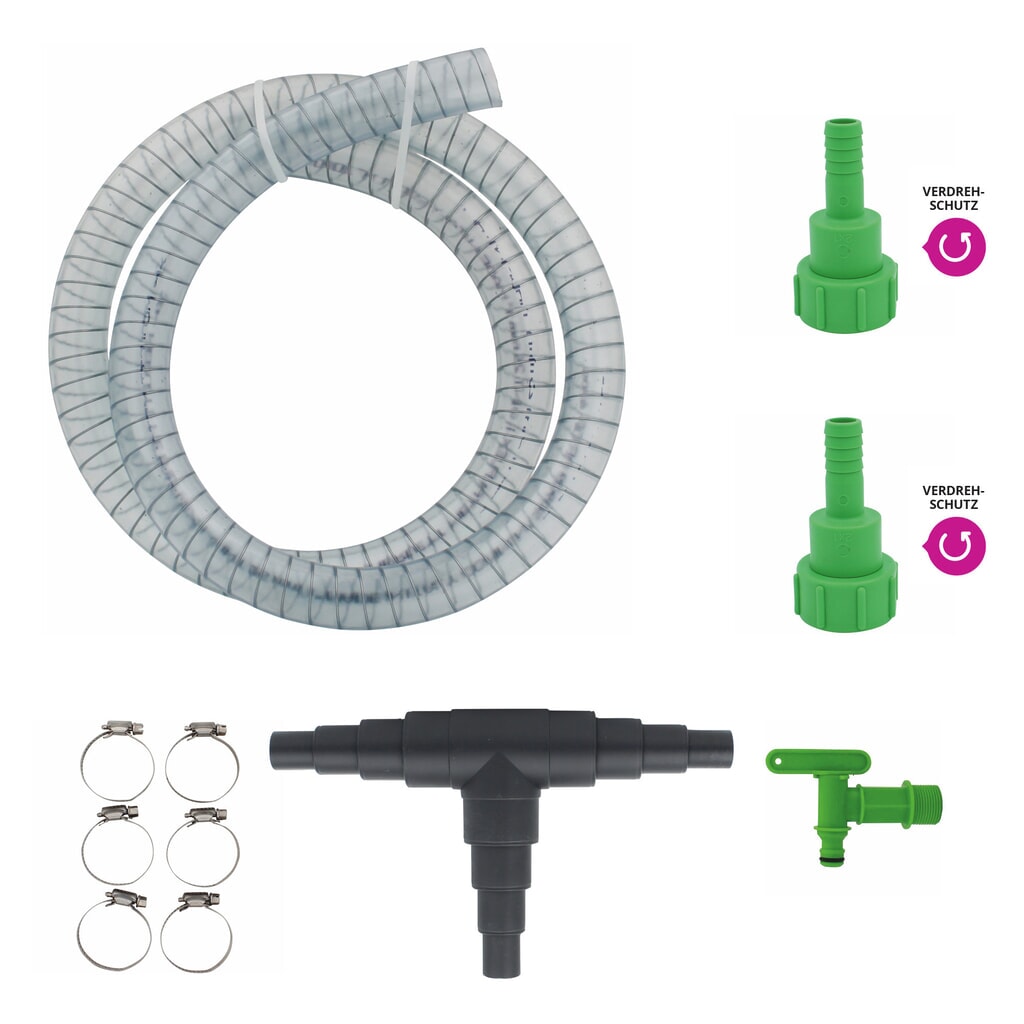 Tankverbinder-Set für 2 Tanks für IBC-Container Produktabbildung: Tankverbinder-Set für 2 Tanks für IBC-Container