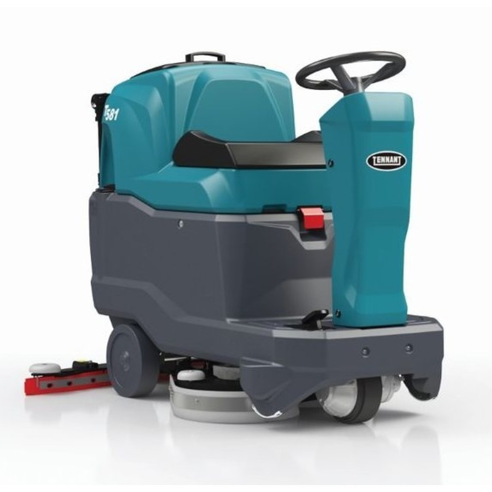 Produktabbildung: Tennant® Aufsitz-Scheuer-Saugmaschine T581 BT 55, Batterie, 530-mm-Bürste
