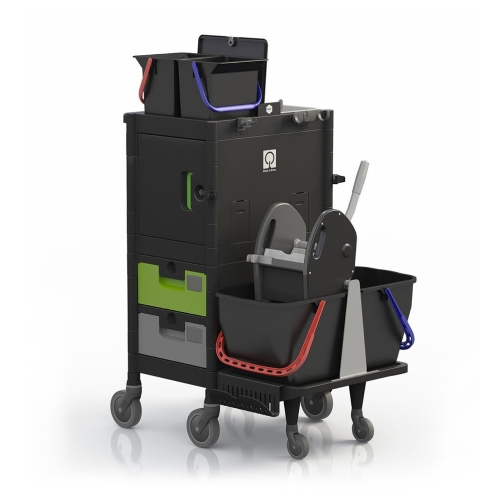 Produktabbildung: Tennant® Reinigungswagen Brix Compact Office