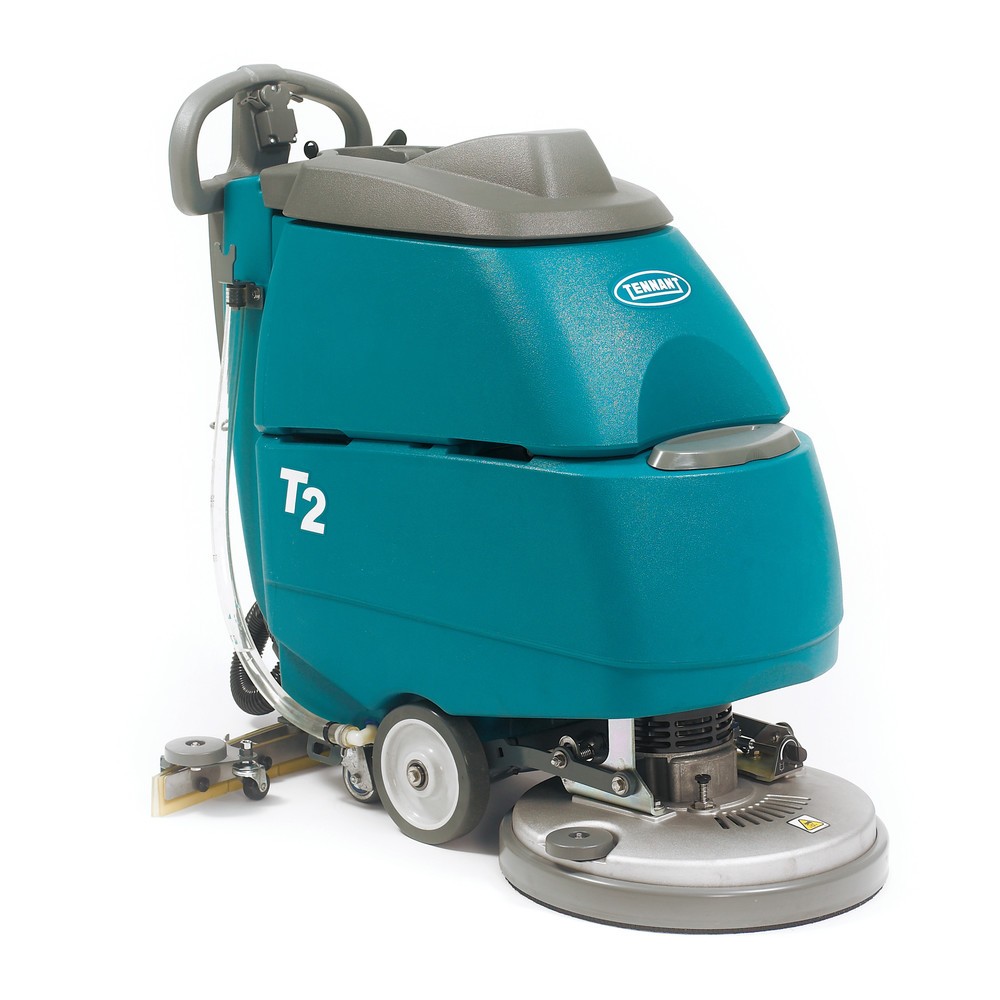 Produktabbildung: Tennant® Scheuer-Saugmaschine T2, Batterie, 430 mm Teller-Ø