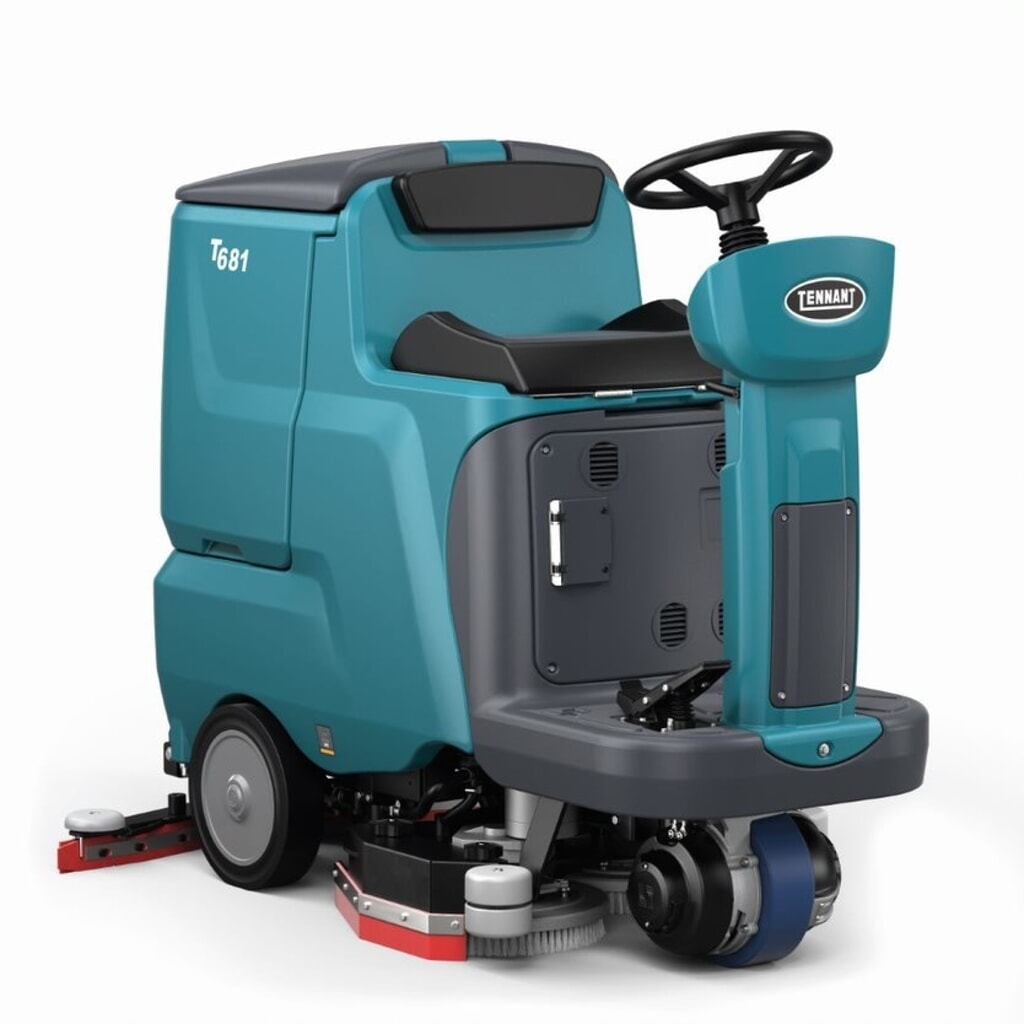 Tennant® Scheuer-Saugmaschine T681 BT 70, Batterie, 340-mm-Bürste Produktabbildung: Tennant® Scheuer-Saugmaschine T681 BT 70, Batterie, 340-mm-Bürste