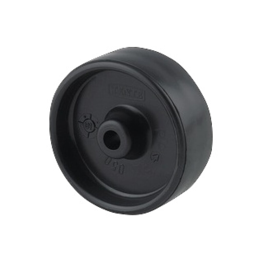 Produktabbildung: TENTE® Apparaterad PP, Gleitlager, Achsloch-Ø 6 mm, Ø x B 38 x 20 mm, TK 70 kg