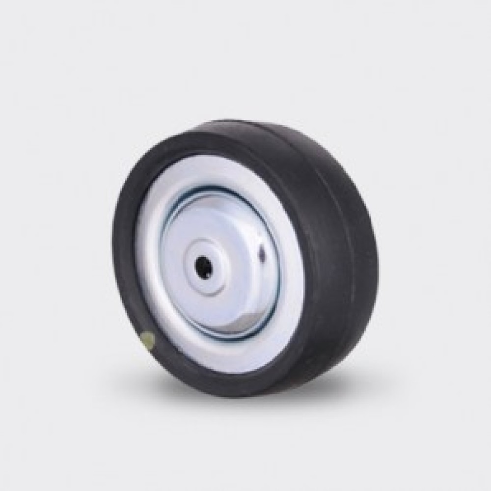 Produktabbildung: TENTE® Apparaterad Stahl, elektrisch leitfähig, Ø x B 75 x 25 mm, TK 110 kg