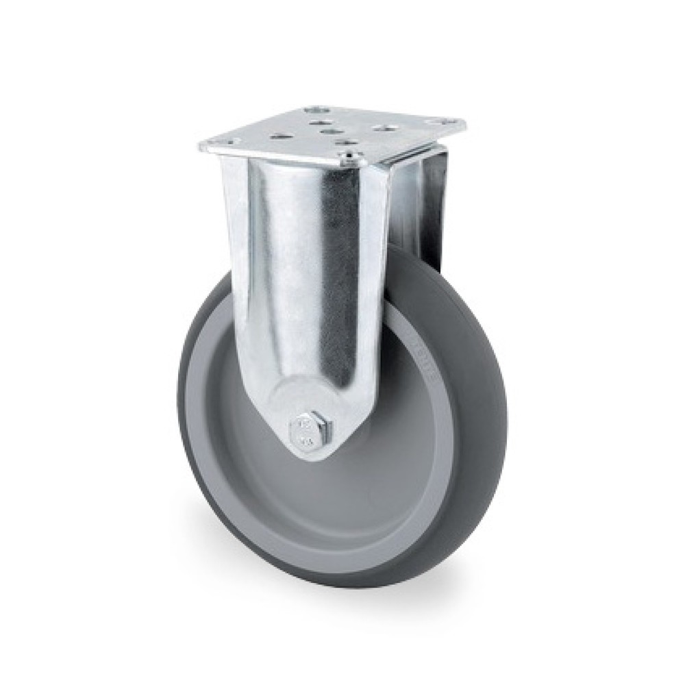 Produktabbildung: TENTE® Bockrolle TPE, Gleitlager, spurlos, Ø x Breite 75 x 50 mm, TK 75 kg