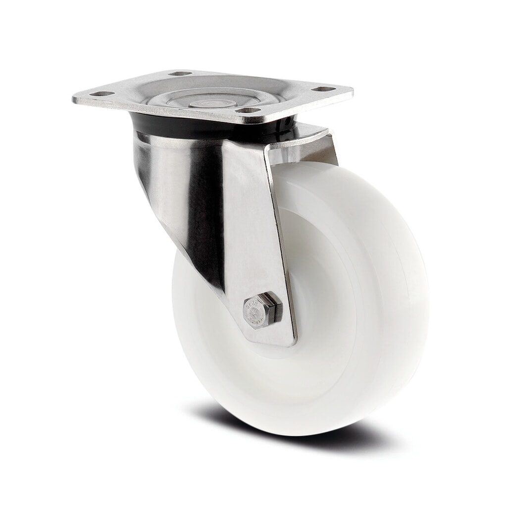 TENTE® Lenkrolle Polyamid, Gleitlager, verstärkt, Ø x Breite 125 x 50 mm, TK 700 kg Produktabbildung: TENTE® Lenkrolle Polyamid, Gleitlager, verstärkt, Ø x Breite 125 x 50 mm, TK 700 kg