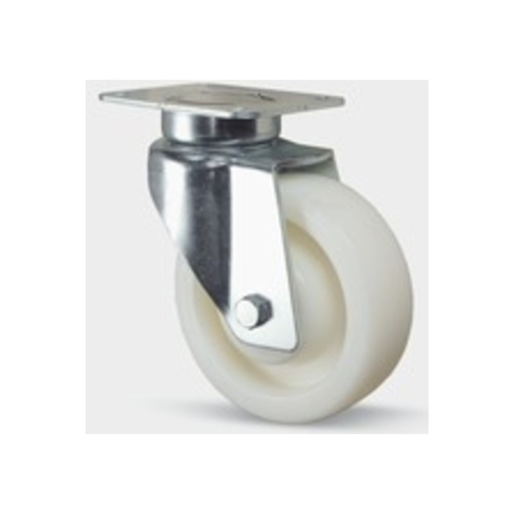 Produktabbildung: TENTE® Lenkrolle Polyamid, Präzisionskugellager, schweres Stahlblech-Gehäuse, Ø x Breite 200 x 50 mm, TK 600 kg
